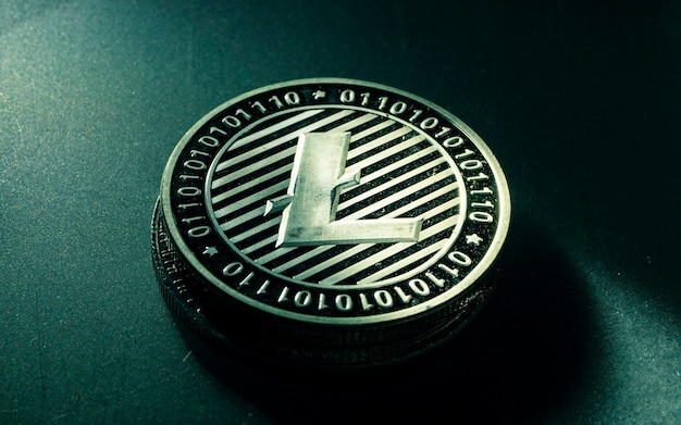 Pièce de crypto-monnaie numérique Litecoin