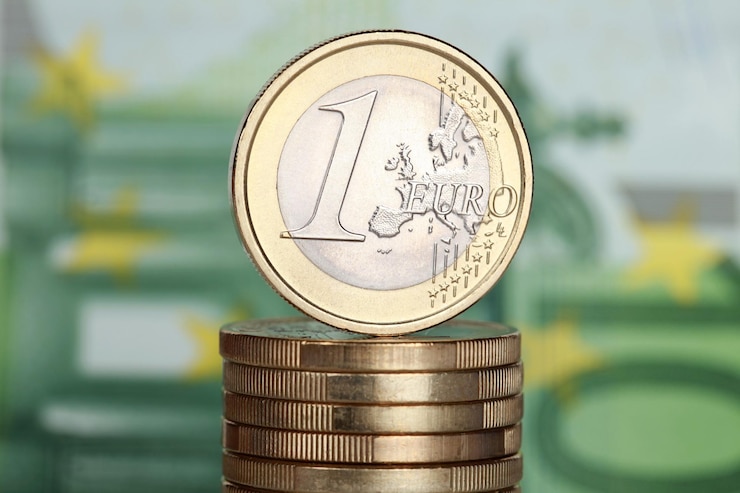 Photo une pièce d&#39;un euro