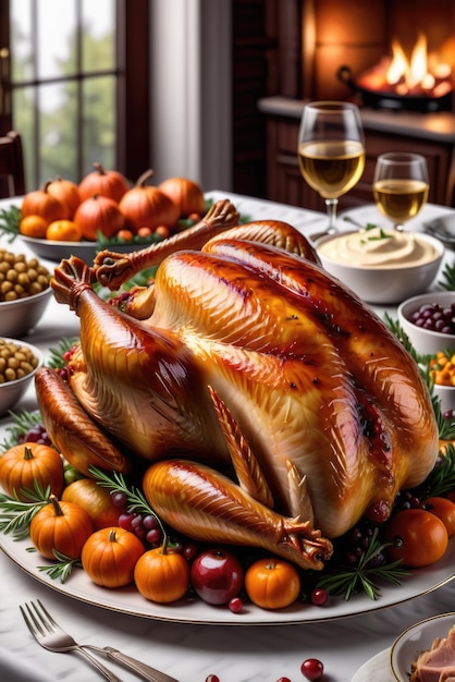 La pièce maîtresse de la fête classique de Thanksgiving