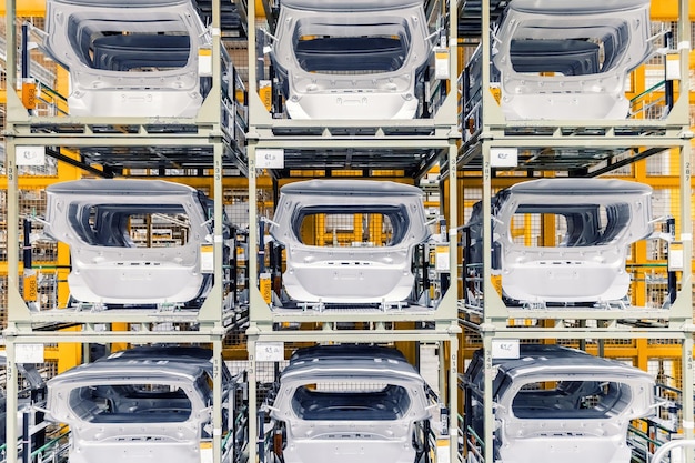 Photo pièces détachées dans une usine automobile