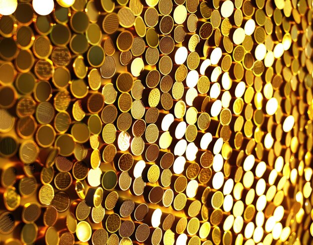 les pièces d'or sont affichées dans une fenêtre avec une fenêtre en arrière-plan