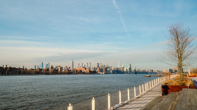 Pier à New York pendant l'hiver