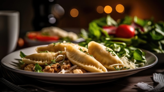 Les Pierogi sont des boulettes fourrées faites en enveloppant de la pâte sans levain