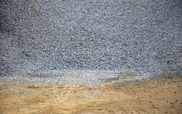 Pierre de gravier et sable pour matériau de construction