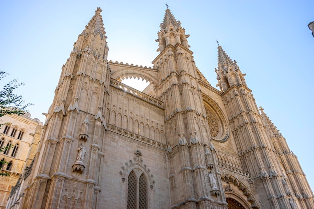 La pierre sacrée d'Espagne Glorie extérieure de la cathédrale de Majorque