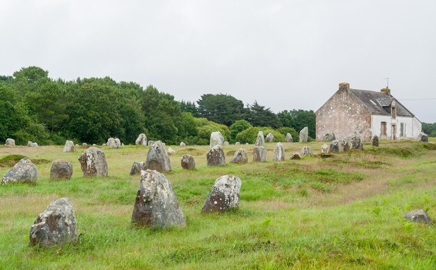 Les pierres de Carnac en Bretagne