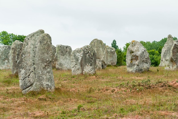 Les pierres de Carnac en Bretagne