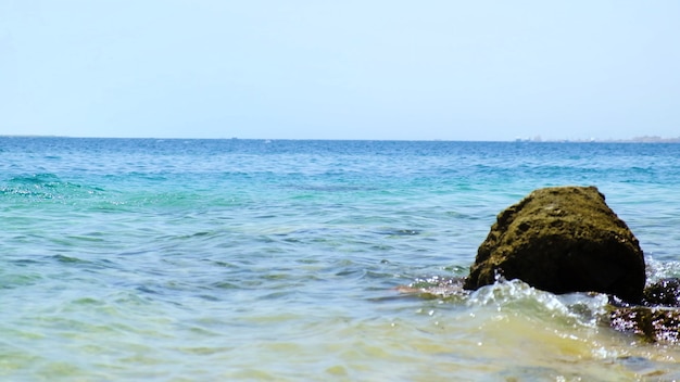 Pierres d'eau de la mer.