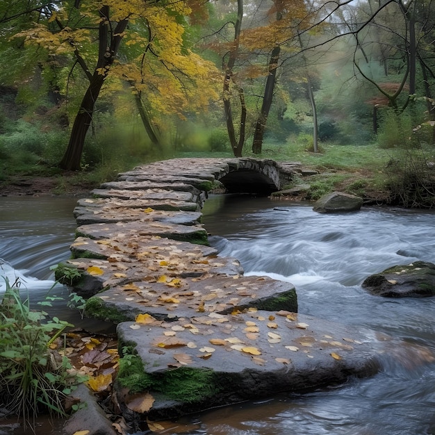 des pierres formant un pont naturel