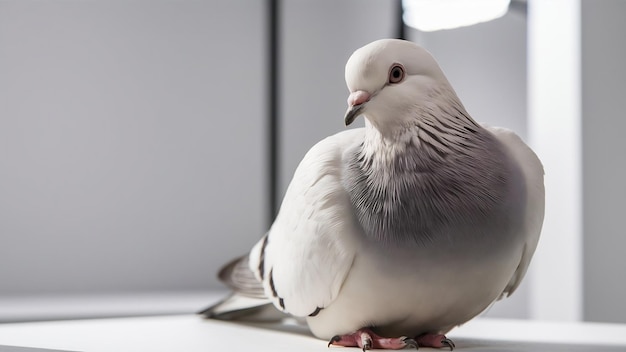 Le pigeon de Cauchois en studio