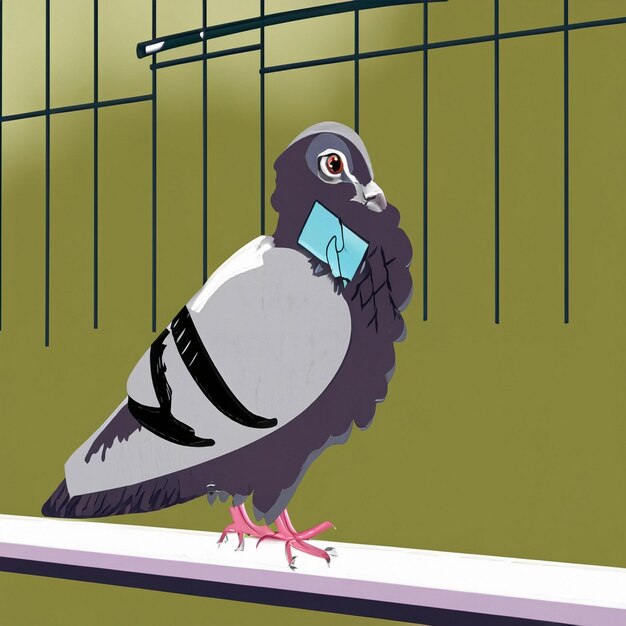 le pigeon de compagnie