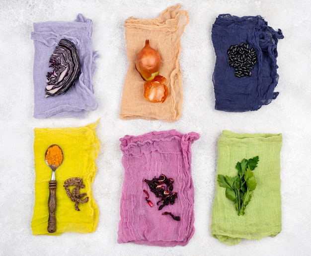 Pigment de teinture organique à plat