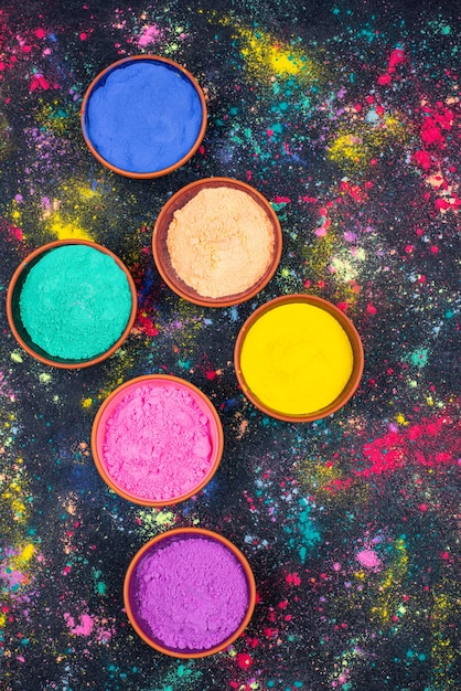 Pigments Gulal pour le festival des couleurs holi