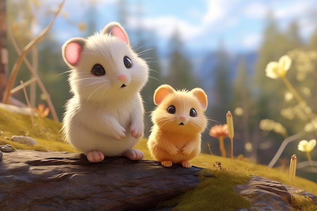 Pikas ludiques en IA générative 3D