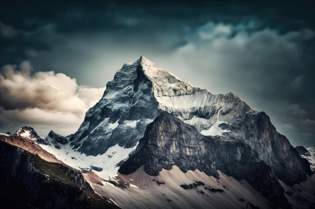 Le Pilatus Peak vu des Alpes suisses