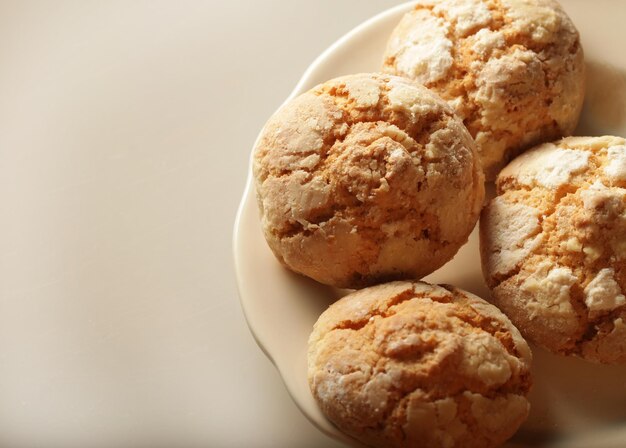 Pile de biscuits aux pommes