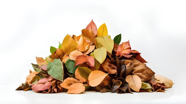 Une pile de feuilles