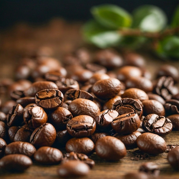 pile de grains de café