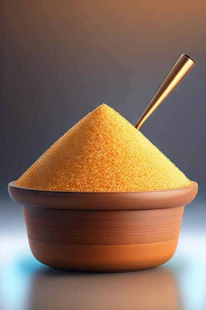 Pile de riz brun biologique ou de riz non poli, produits alimentaires sains à l'aide d'une mini mouture de riz maison