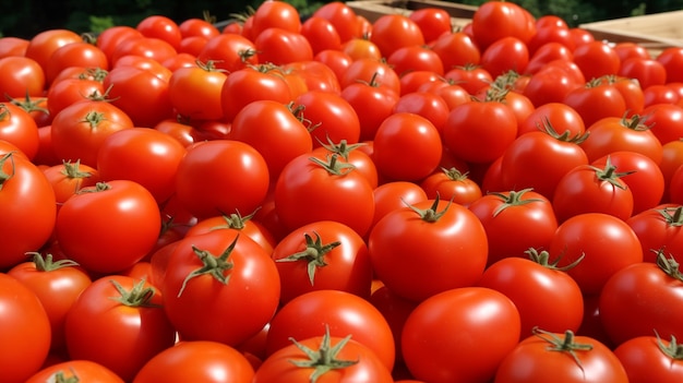 une pile de tomates