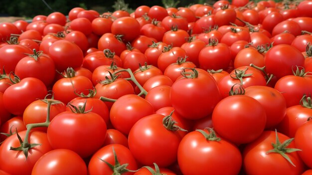 une pile de tomates