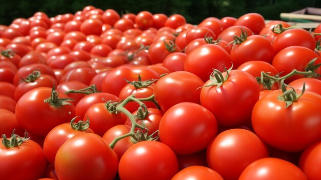 une pile de tomates