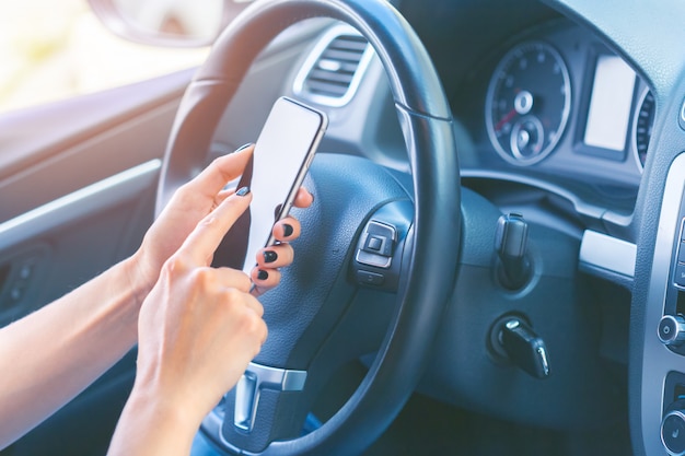 Pilote avec un téléphone portable