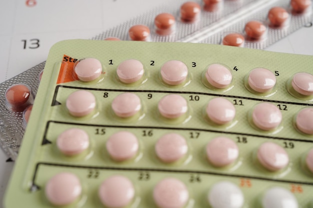 Pilules contraceptives pour les femmes le jour de l'ovulation