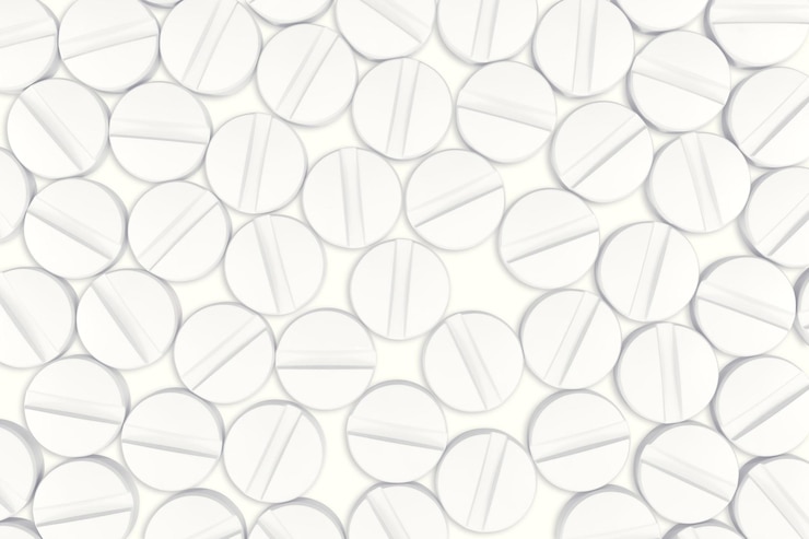 Photo pilules médicales blanches voir illustration 3d supérieure