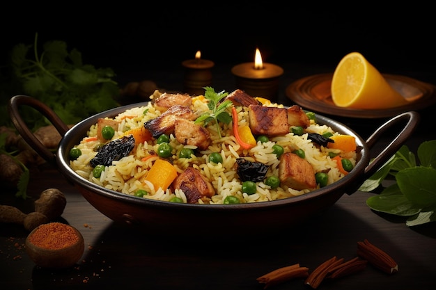 Piment noir épicé Biryani