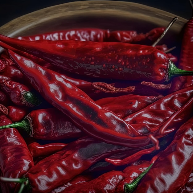 Piment rouge du Sri Lanka - Couleur rouge