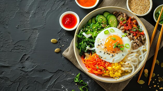 Pimentez vos papilles gustatives avec le Bibimbap en adoptant le bol de riz 169 traditionnellement coréen