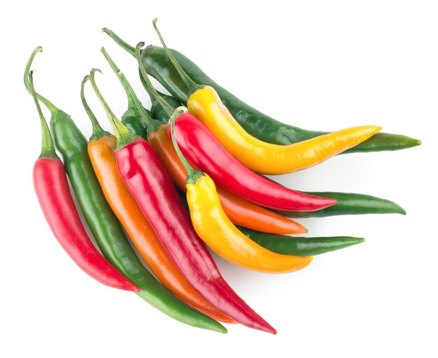 Piments colorés