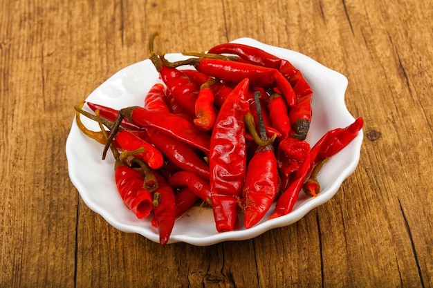 Piments marinés