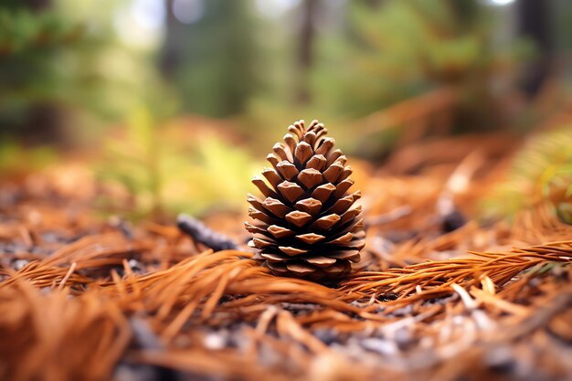 Photo une pince robuste reposant sur un lit d'aiguilles