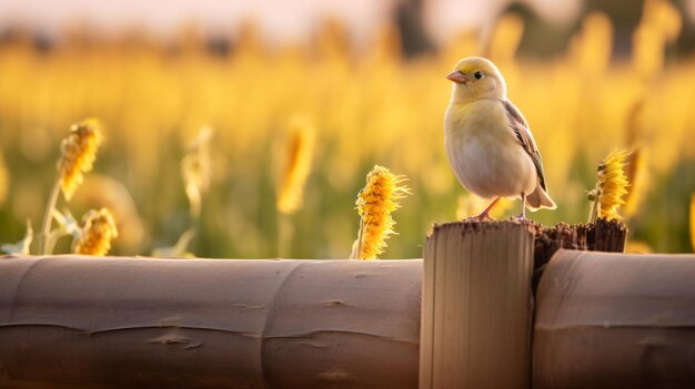 Un pinceau brillant sur un champ de tournesols Photographie inspirée de la nature