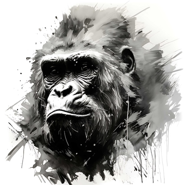 Pinceau à encre Gorilla