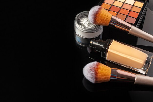 Pinceaux et outils de maquillage professionnels, ensemble de produits de maquillage