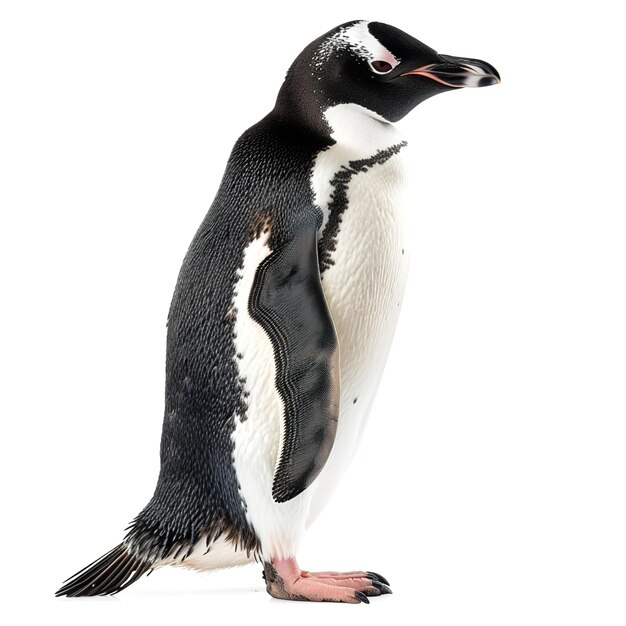 Un pingouin sur fond blanc ID de travail 739a6d2931b24fdf81d3736b0198e54f