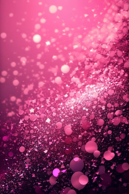 Pink background glitter