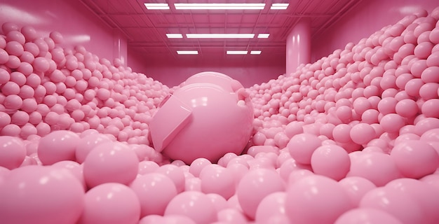 Pink Wonderland Une délicieuse aventure dans la piscine à balles rose
