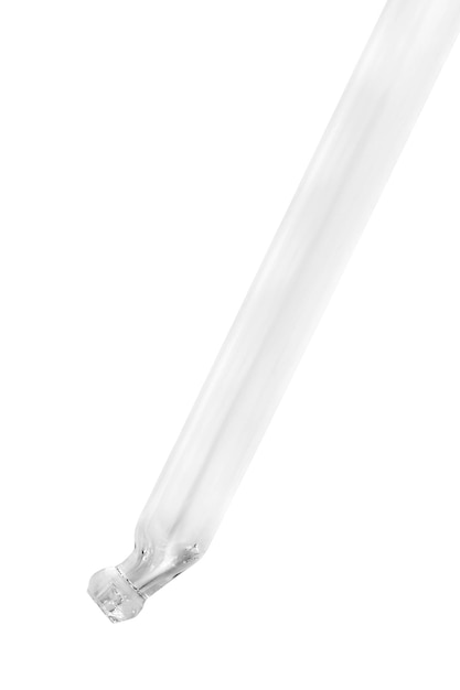 Pipette en verre isolée