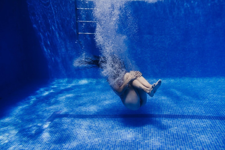 Photo piscine en mer