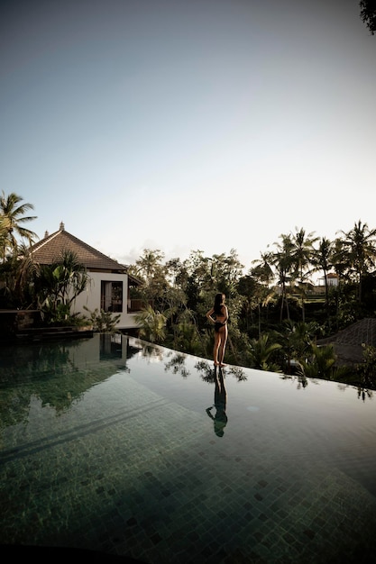 La piscine de la villa ubud