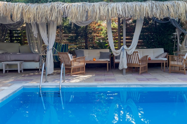 La piscine et la zone de repos se rapprochent