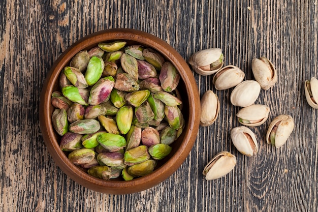 Pistaches salées et grillées, pistaches grillées au sel pour rehausser la saveur