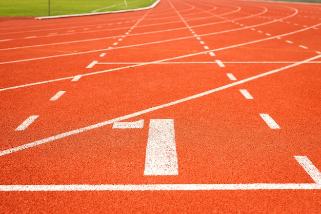 Piste de course pour l&#39;athlétisme