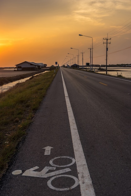 Photo piste cyclable