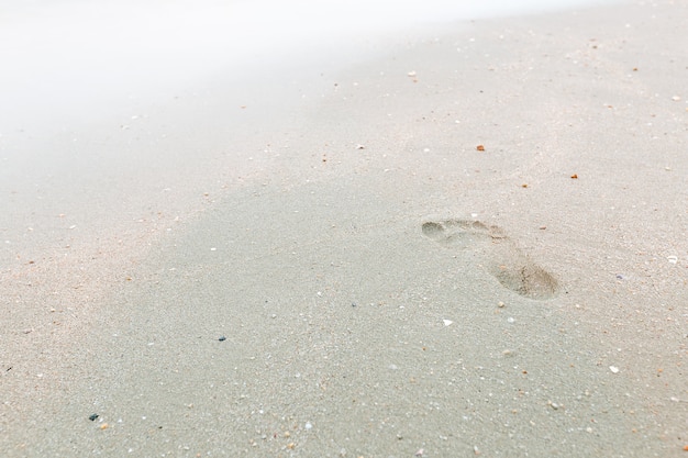 Photo piste de foot sur la plage