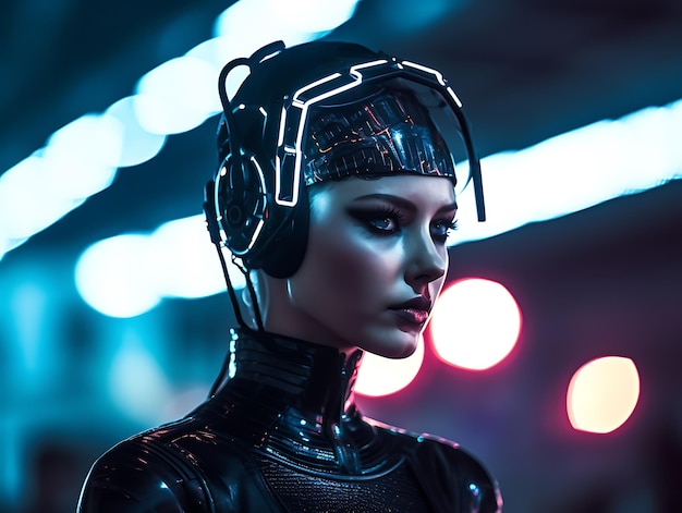 La piste de la mode cyberpunk